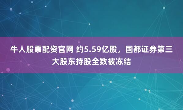 牛人股票配资官网 约5.59亿股，国都证券第三大股东持股全数被冻结
